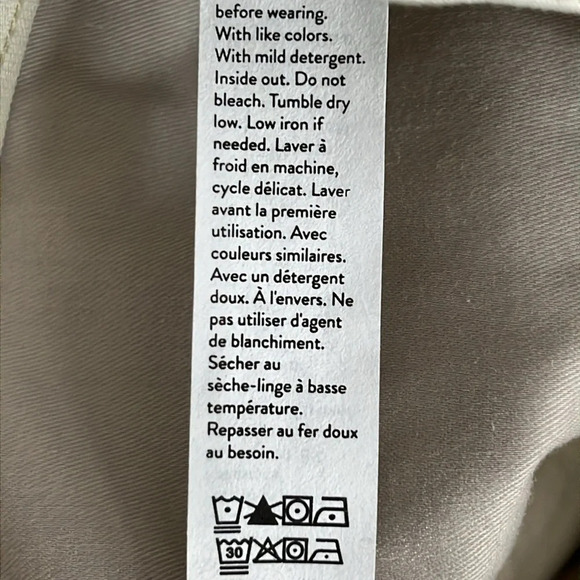 Spanx Stretch Twill Cargo Jogger Pants in Parchment - NWOT - Size Large - Picture 10 of 11